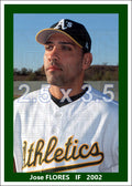 Jose Flores - 2002 Oakland Athletics - pose B - choose a size & style