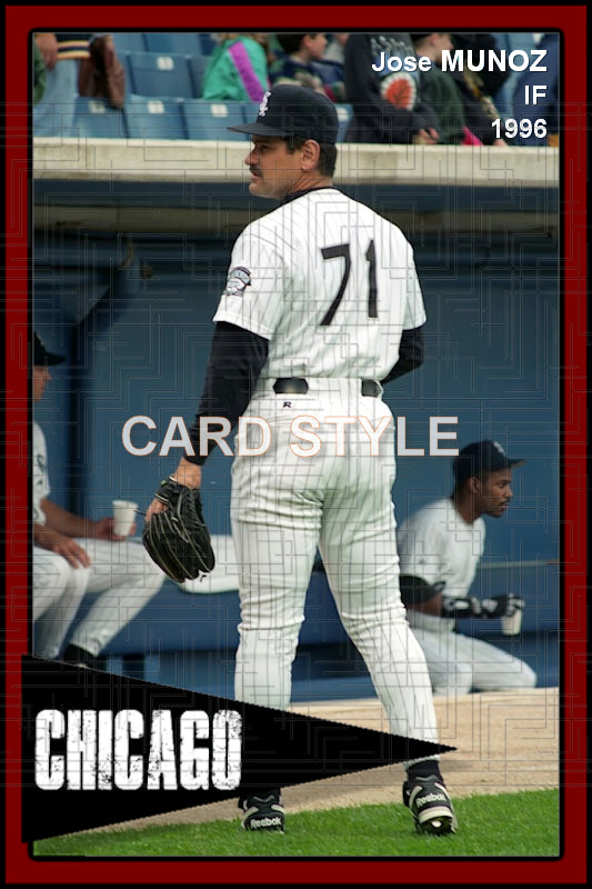 Jose Munoz - 1996 Chicago White Sox - choose a size & style