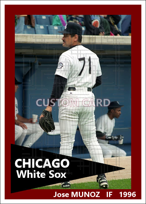 Jose Munoz - 1996 Chicago White Sox - choose a size & style