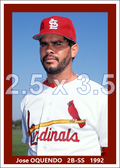 Jose Oquendo - 1992 St. Louis Cardinals - choose a size & style