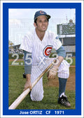 Jose Ortiz - 1971 Chicago Cubs - choose a size & style