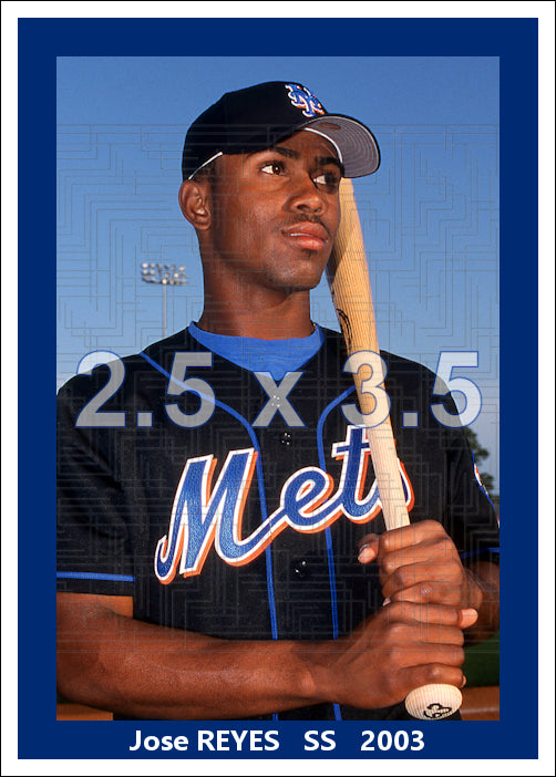 Jose Reyes - 2003 New York Mets - choose a size & style