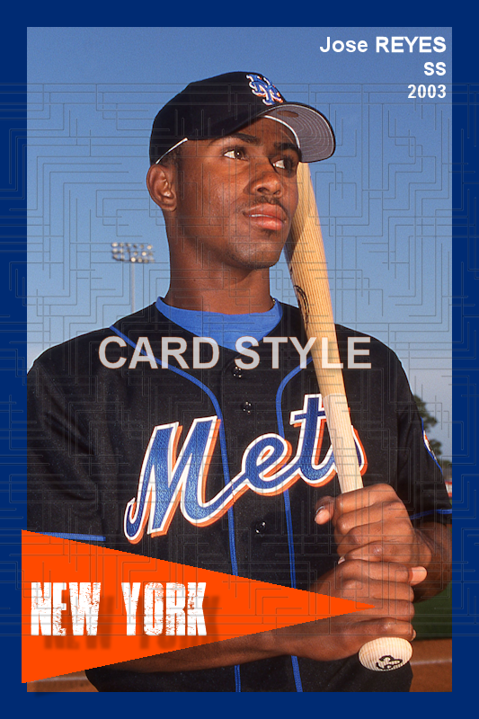 Jose Reyes - 2003 New York Mets - choose a size & style