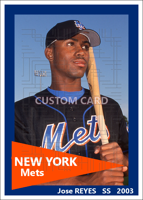 Jose Reyes - 2003 New York Mets - choose a size & style