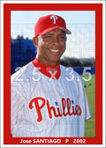 Jose Santiago - 2002 Philadelphia Phillies - choose a size & style