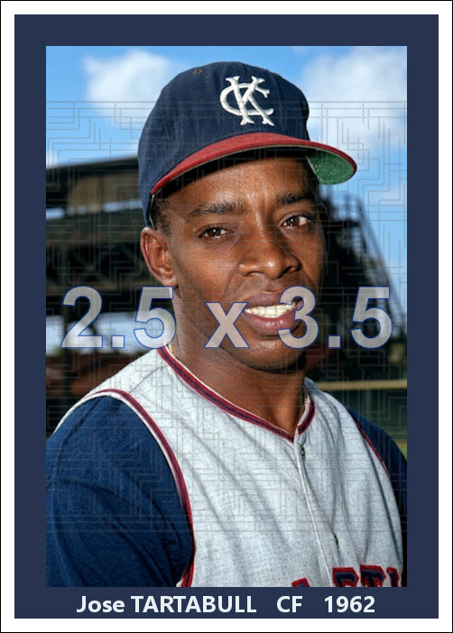 Jose Tartabull - 1962 Kansas City Athletics - choose a size & style