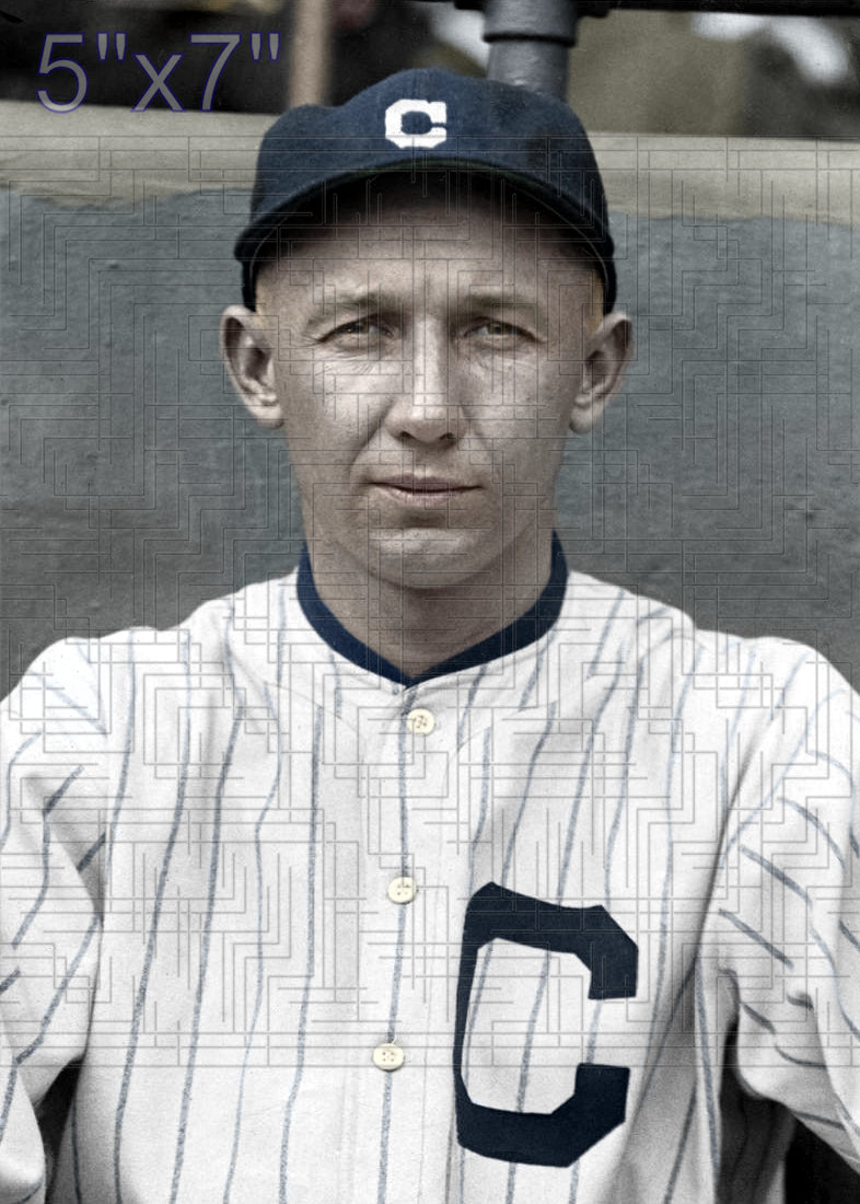 Josh Billings - 1918 Cleveland Indians - choose a size & style