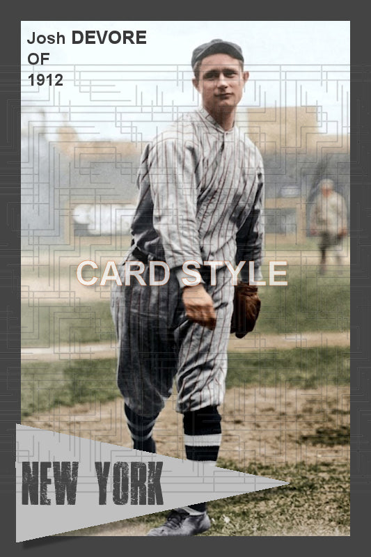 Josh Devore - 1912 New York Giants - choose a size & style