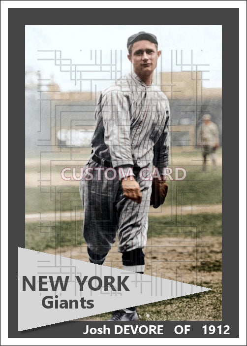 Josh Devore - 1912 New York Giants - choose a size & style