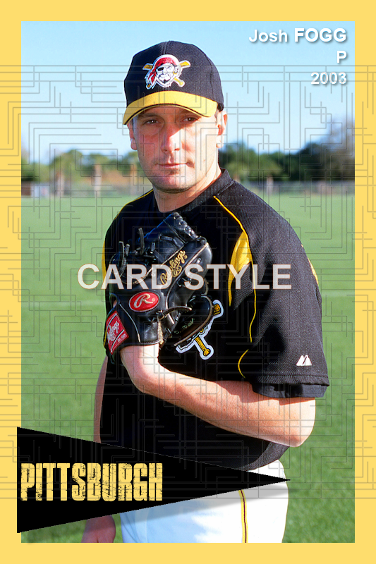 Josh Fogg - 2003 Pittsburgh Pirates - choose a size & style