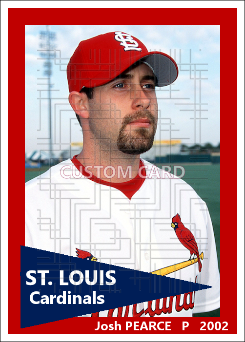 Josh Pearce - 2002 St. Louis Cardinals - choose a size & style