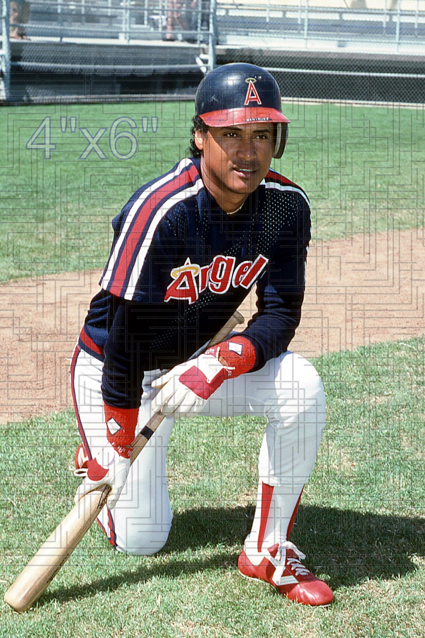 Juan Beniquez - 1984 California Angels - choose a size & style