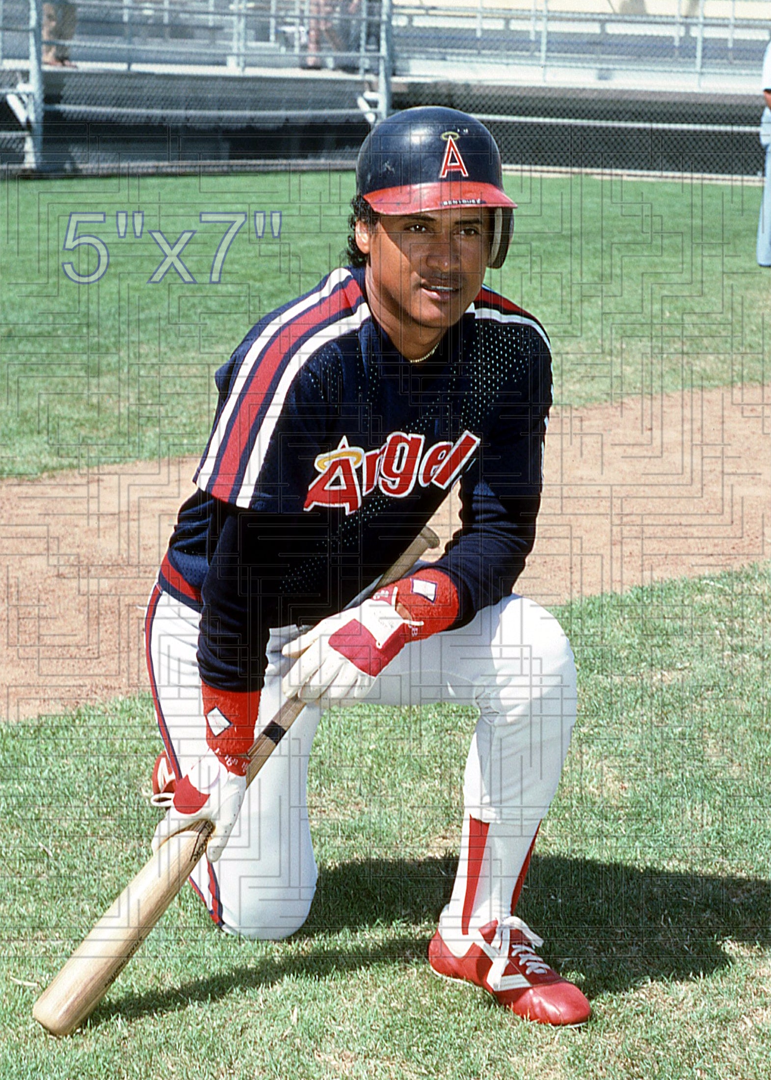 Juan Beniquez - 1984 California Angels - choose a size & style