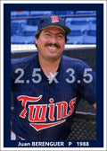 Juan Berenguer - 1988 Minnesota Twins - choose a size & style