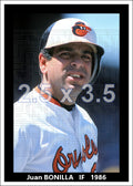 Juan Bonilla - 1986 Baltimore Orioles - choose a size & style