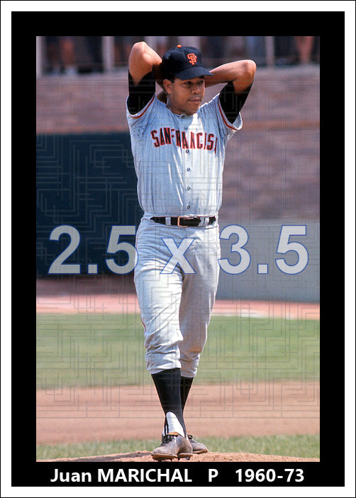 Juan Marichal - 1960-73 San Francisco Giants - choose a size & style