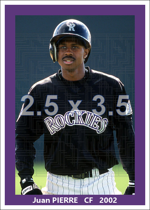 Juan Pierre - 2002 Colorado Rockies - choose a size & style