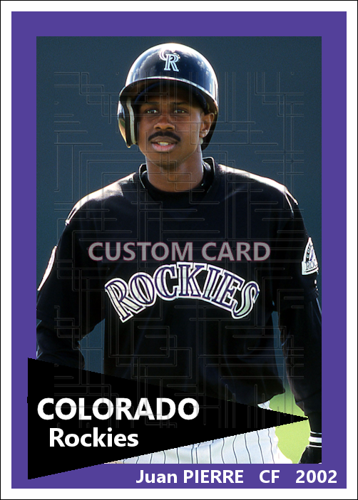 Juan Pierre - 2002 Colorado Rockies - choose a size & style