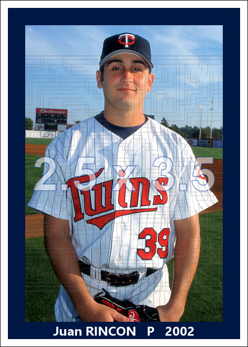 Juan Rincon - 2002 Minnesota Twins - choose a size & style