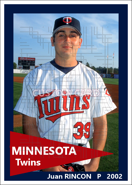 Juan Rincon - 2002 Minnesota Twins - choose a size & style