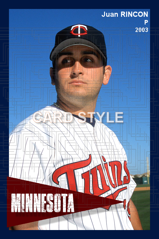 Juan Rincon - 2003 Minnesota Twins - choose a size & style