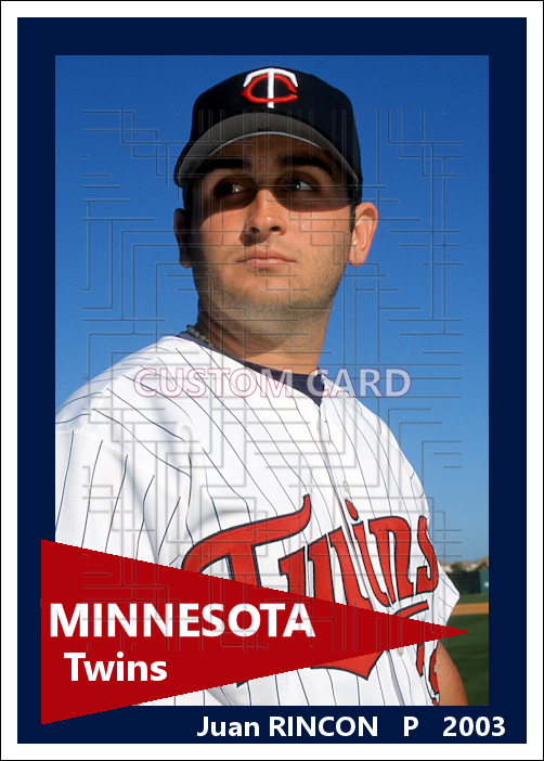 Juan Rincon - 2003 Minnesota Twins - choose a size & style