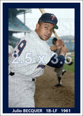 Julio Becquer - 1961 Minnesota Twins - choose a size & style