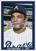 Julio Navarro - 1970 Atlanta Braves - choose a size & style