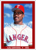 Julio Santana - 1993 Texas Rangers - choose a size & style