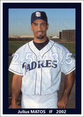 Julius Matos - 2002 San Diego Padres - choose a size & style