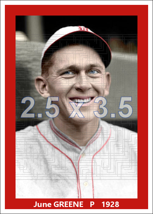 June Greene - 1928 Philadelphia Phillies - choose a size & style