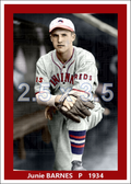 Junie Barnes - 1934 Cincinnati Reds - choose a size & style