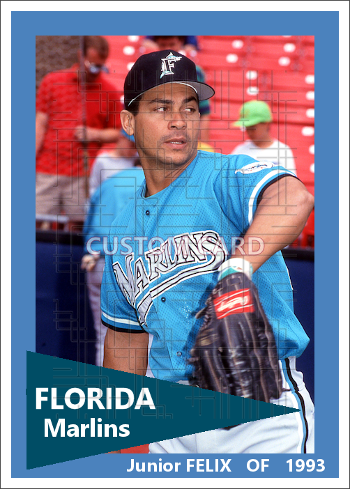Junior Felix - 1993 Florida Marlins - choose a size & style