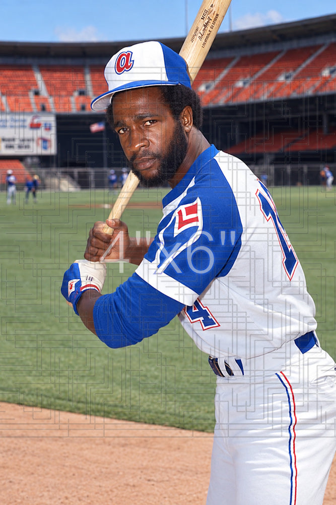 Junior Moore - 1977 Atlanta Braves - choose a size & style