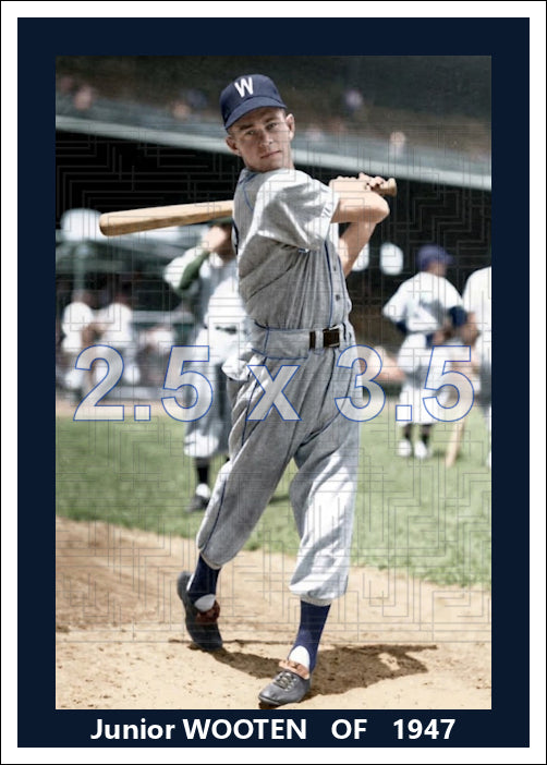 Junior Wooten - 1947 Washington Senators - choose a size & style
