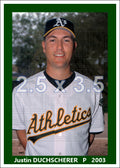 Justin Duchscherer - 2003 Oakland Athletics - choose a size & style