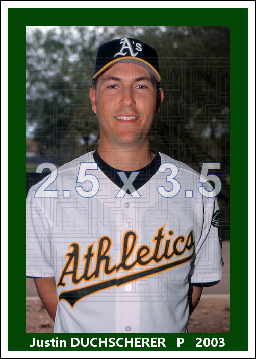 Justin Duchscherer - 2003 Oakland Athletics - choose a size & style