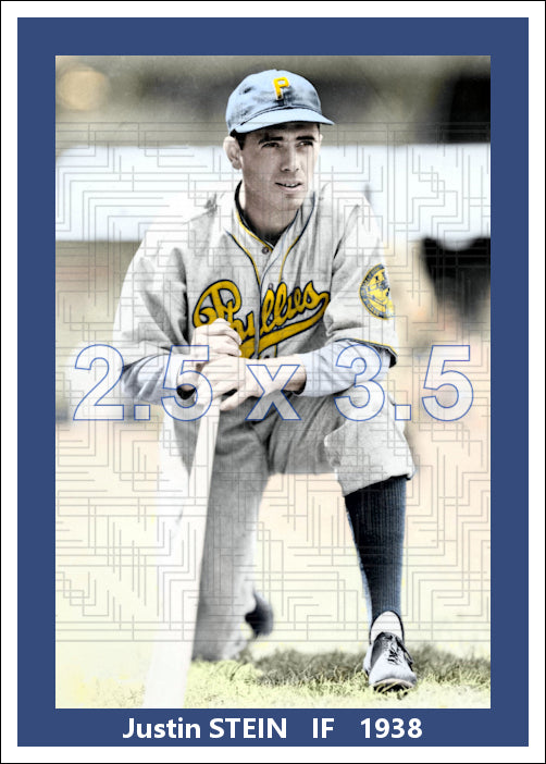 Justin Stein - 1938 Philadelphia Phillies - choose a size & style