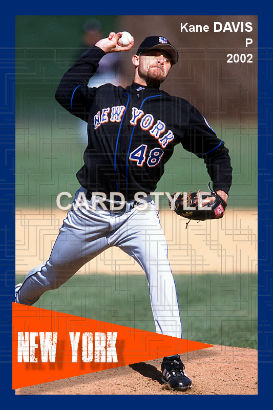 Kane Davis - 2002 New York Mets - choose a size & style