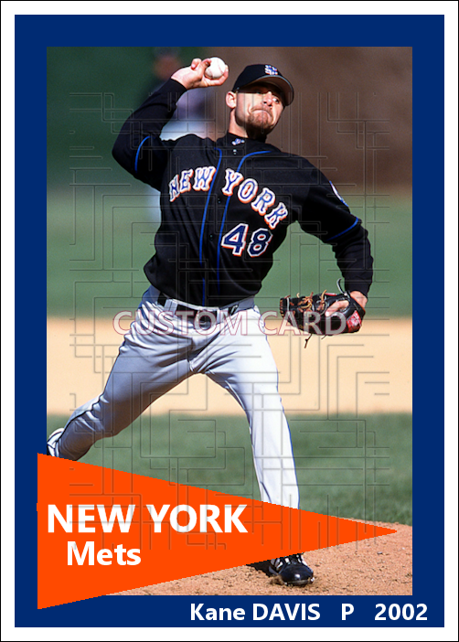 Kane Davis - 2002 New York Mets - choose a size & style