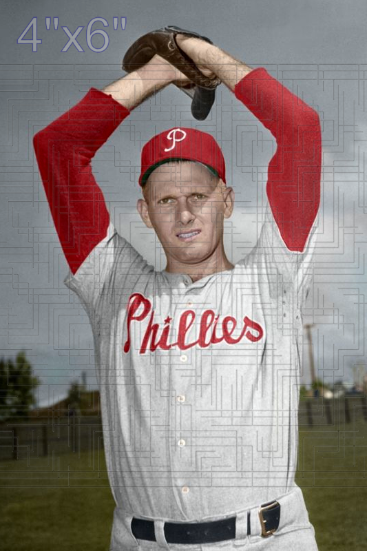 Karl Drews - 1951-54 Philadelphia Phillies - choose a size & style