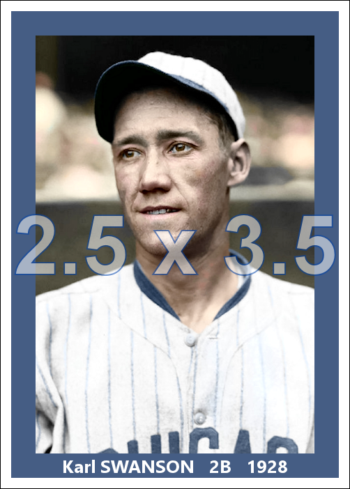 Karl Swanson - 1928 Chicago White Sox - choose a size & style
