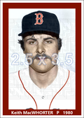 Keith MacWhorter - 1980 Boston Red Sox - choose a size & style