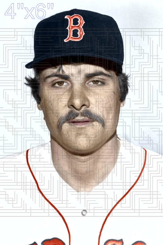 Keith MacWhorter - 1980 Boston Red Sox - choose a size & style