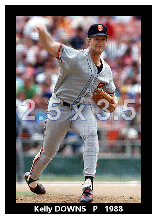 Kelly Downs - 1988 San Francisco Giants - choose a size & style
