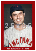 Ken Burkhart - 1948 Cincinnati Reds - choose a size & style