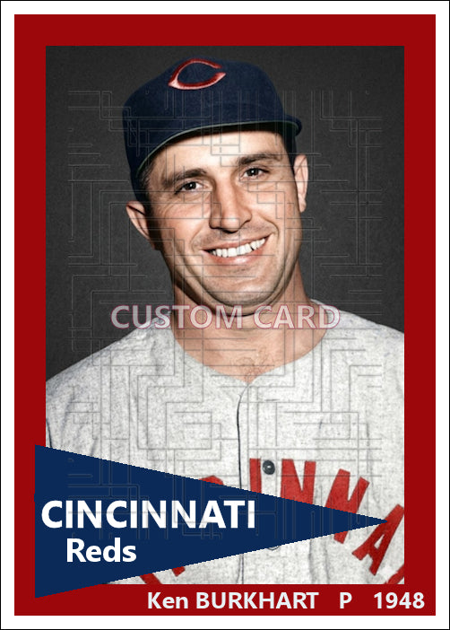 Ken Burkhart - 1948 Cincinnati Reds - choose a size & style