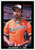 Ken Dixon - 1986 Baltimore Orioles - choose a size & style