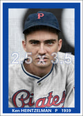 Ken Heintzelman - 1939 Pittsburgh Pirates - choose a size & style