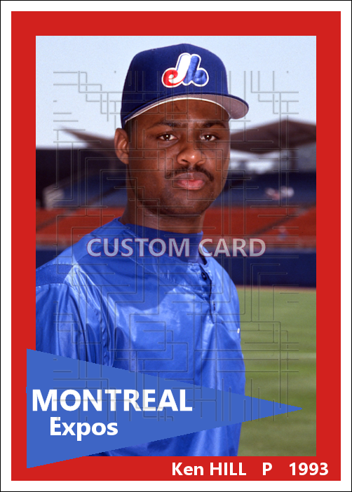 Ken Hill - 1993 Montreal Expos - choose a size & style